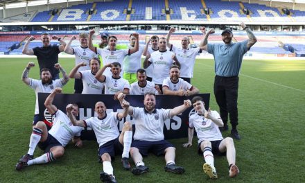 Product Care Group raises £2,500 for children’s hospice at Bolton Wanderers charity football event