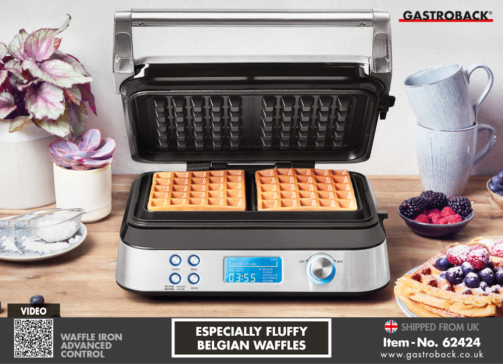 62424 Waffle Iron Advanced Control by GASTROBACK®