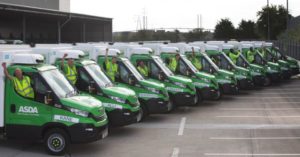 Asda dartford delivery vans Asda to stop offering plastic carrier bags with online grocery orders