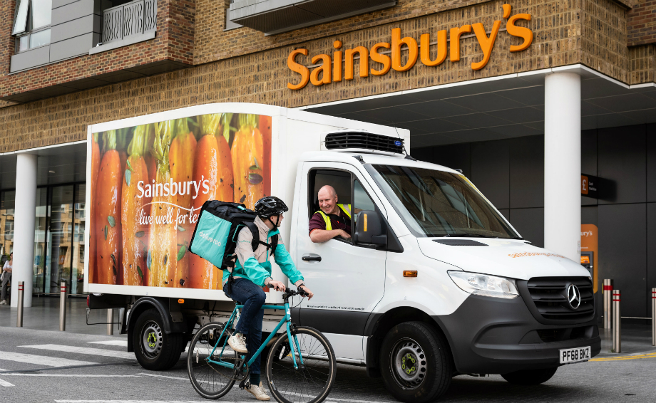 Sainsbury’s saddles up with Deliveroo for takeaway trial