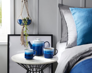 Denby Blue Haze tea story Denby Blue Haze debuts at Exclusively Housewares