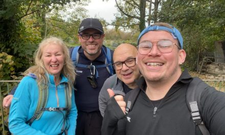 Team Harts completes 26-mile charity walk in support of Pancreatic Cancer UK and Ducks & Drakes Cancer Trust
