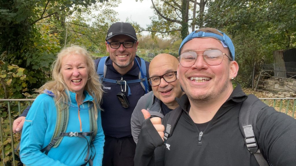 Team Harts completes 26-mile charity walk in support of Pancreatic Cancer UK and Ducks & Drakes Cancer Trust