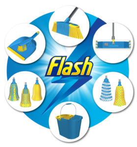 Flash products. Flash extends cleaning range