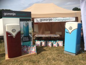 Gorenje at Camper Jam 2017 Gorenje surprises VW fans at Camper Jam festival