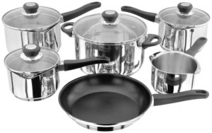 J3H1 Judge Vista 6 Pce Saucepan Set New six-piece set added to Judge Vista Draining Set