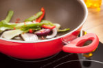 JOM34 Judge Radiant 24cm Stir Fry Wok Lifestyle 2 Outstanding Radiant Cookware from Judge