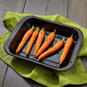 JS20 Judge Ovenware 28 x22 x4cm Rectangular Roaster Enamel Granite Lifestyle SQ 1600x1600 Judge Ovenware - durable ovenware to be served up time and time again