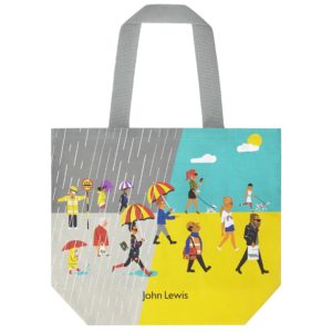 John Lewis National Treasures Whatever the Weather Shopper £5 John Lewis launches National Treasures campaign