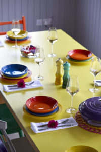 Le Creuset – dinnerware – colour in the home A rainbow of Le Creuset dinnerware