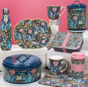 Lesser Pavey WILLIAM MORRIS Spring Fair cropped Spring Fair debut for Lesser & Pavey's William Morris range