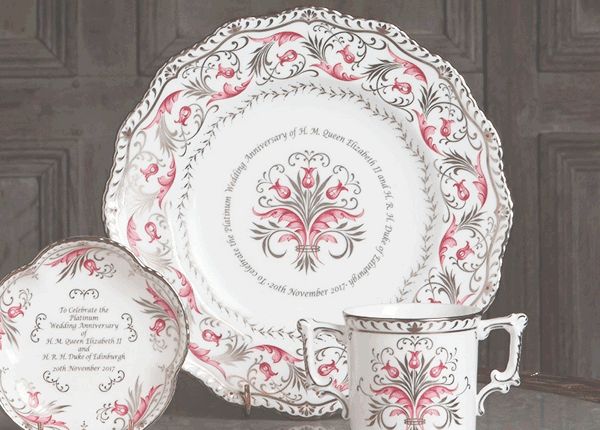 Royal Crown Derby celebrates Queen’s platinum wedding anniversary