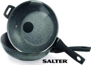 Salter Megastone Grey Wok cropped 2 Salter Megastone Wok