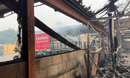 Fire destroys outbuildings at Leekes Llantrisant – store set to reopen