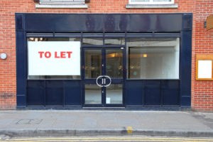 Shop To Let sign Town centre vacancy rate hits highest level in four years