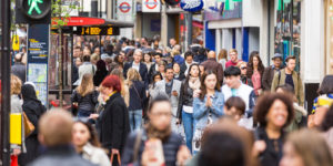 Shoppers London BRC-Springboard: fastest quarter of footfall growth for five years in April