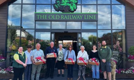 The Old Railway Line Garden Centre celebrates 35 years with special gift