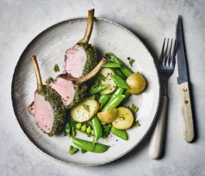 Waitrose 1 Garlic Herb Crusted Rack of Abervale Lamb Waitrose shoppers prepare for Easter weekend