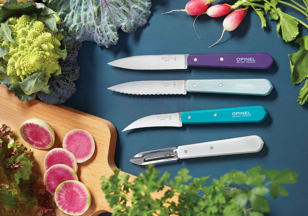 Opinel Art Deco 4pc Kitchen Knife Set