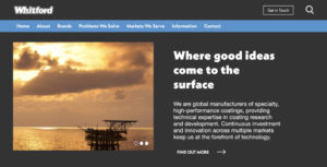 Whitford website Whitford Worldwide launches new look website