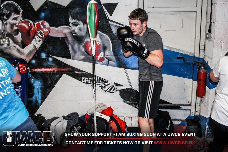 Bakewell Cookshop manager boxes for charity