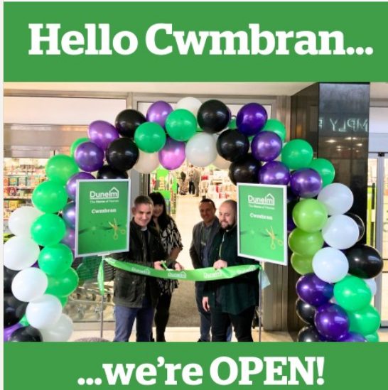 Dunelm opens new Cwmbran store