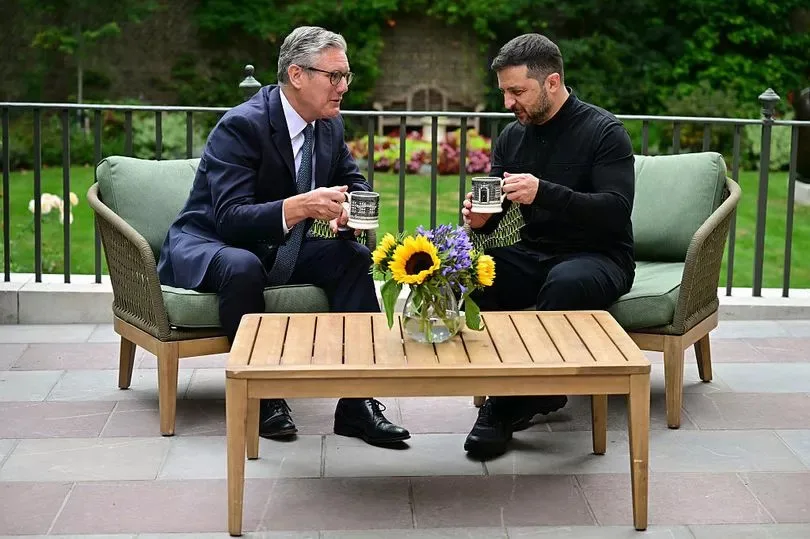 Emma Bridgewater mugs centre stage at Starmer–Zelenskyy meeting