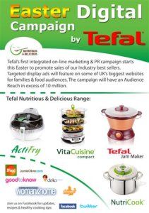 New Tefal online campaign will reach 10m