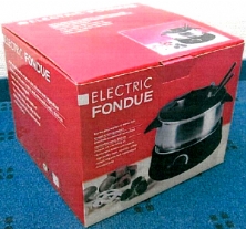Electric shock risk with fondue set