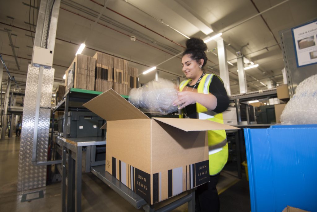 John Lewis trials free delivery service in Eire