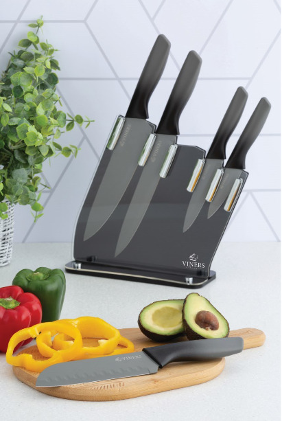 Viners Twilight 6-piece Knife Block Set