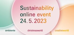 messe frankfurt sutainability online event Ambiente organisers host online sustainability event