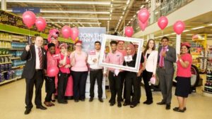 tesco pink army Tesco raises £40 million for Cancer Research UK