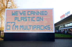 tesco plastic 1 Tesco to scrap plastic-wrapped multipacks on tinned food