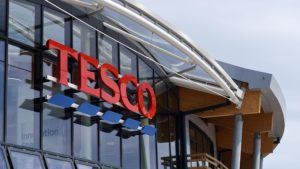 tesco sign on store front Tesco and Carrefour to create ‘long-term strategic alliance’