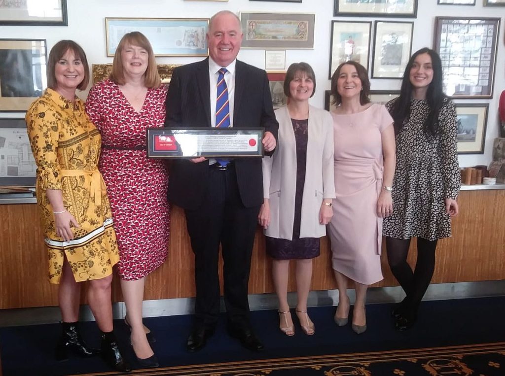 Tony Grimshaw of What More UK presented with Freedom of the City of London