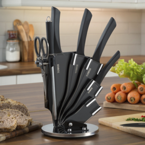 tower knife set with stand web New knife sets from Tower
